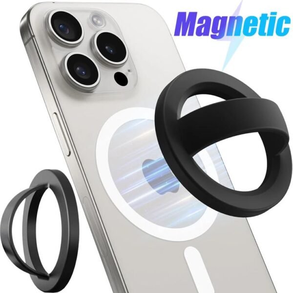 Magnetic Silicone Ring Grip Phone Holder Compatible For Magsafe