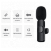 k8 wireless microphone with noise reduction, clear sound quality .