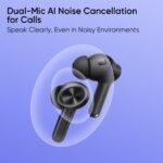 realme Buds T200 Lite Bluetooth in Ear Earbuds,4 Mic, AI ENC for Calls,48 Hours Total Playback with Fast Charging and Low Latency Gaming TWS,Google Fast Pair, with mic - Image 3