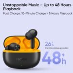 realme Buds T200 Lite Bluetooth in Ear Earbuds,4 Mic, AI ENC for Calls,48 Hours Total Playback with Fast Charging and Low Latency Gaming TWS,Google Fast Pair, with mic - Image 4