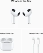 AirPods 3rd Generation TWS Earbuds | Wireless Bluetooth 5.3, iOS Popup, Spatial Audio, Touch Control, Long Battery Earphones - Image 2