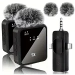 F11-2 Wireless Microphone | Powerful Dual Mic for Mobile Recording